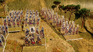 Just Paper Battles Samurai - Uesugi Kenshin troops (6mm) 上杉謙信軍 (戦國時代). Modular Paper 2,5D Wargames System.