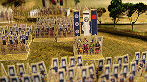 Just Paper Battles Samurai - Uesugi Kenshin troops (6mm) 上杉謙信軍 (戦國時代). Modular Paper 2,5D Wargames System.