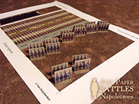 Just Paper Battles Napoleonics - Russian Army (10mm). Command & colours napoleonics Modular Paper 2,5D Wargames System