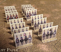 Just Paper Battles Napoleonics - Russian Army (10mm). Command & colours napoleonics Modular Paper 2,5D Wargames System