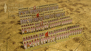 Just Paper Battles Napoleonics - Saxon army 1810-1813 Königlich Sächsische Heer (10mm)