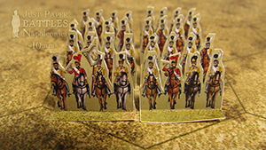 Just Paper Battles Napoleonics - Saxon army 1810-1813 Königlich Sächsische Heer (10mm)