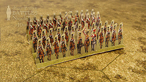 Just Paper Battles Napoleonics - Saxon army 1810-1813 Königlich Sächsische Heer (10mm)