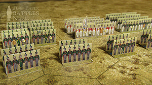 Just Paper Battles Napoleonics - Saxon army 1810-1813 Königlich Sächsische Heer (10mm)