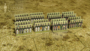 Just Paper Battles Napoleonics - Saxon army 1810-1813 Königlich Sächsische Heer (10mm)