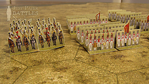 Just Paper Battles Napoleonics - Saxon army 1810-1813 Königlich Sächsische Heer (10mm)