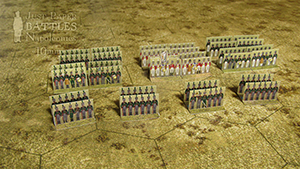 Just Paper Battles Napoleonics - Saxon army 1810-1813 Königlich Sächsische Heer (10mm)