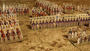 Just Paper Battles Napoleonics - Saxon army 1810-1813 Königlich Sächsische Heer (10mm)