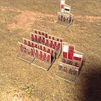 Just Paper Battles Samurai - Takeda army (6mm) 武田軍 (戦國時代). Modular Paper 2,5D Wargames System.