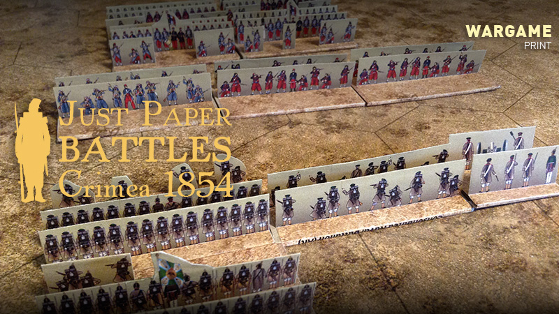 Just Paper Battles Napoleonics - 2,5d Modular Wargames System. 6mm and 10mm